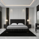 Imperial Black MDF Bedroom Set