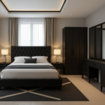 Elite Midnight MDF Bedroom set